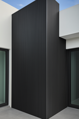 Panou WPC riflat negru, de exterior 2200*220*26mm