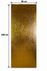 PANOU 3D AUTO-ADEZIV AURIU – 248 × 98 cm