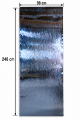 PANOU 3D AUTO-ADEZIV ARGINTIU – 248 × 98 cm