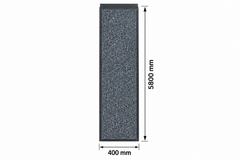 Panou sandwich decorativ 5800x400x16mm, DECORATIVA GRI