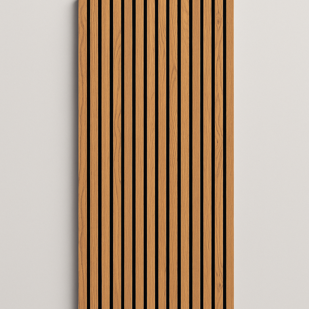 Riflaj decorativ tip panou acustic STEJAR din MDF 2800x600x21mm