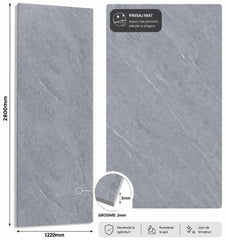 Panou SPC marble style GRI MAT 2800x1220x3mm