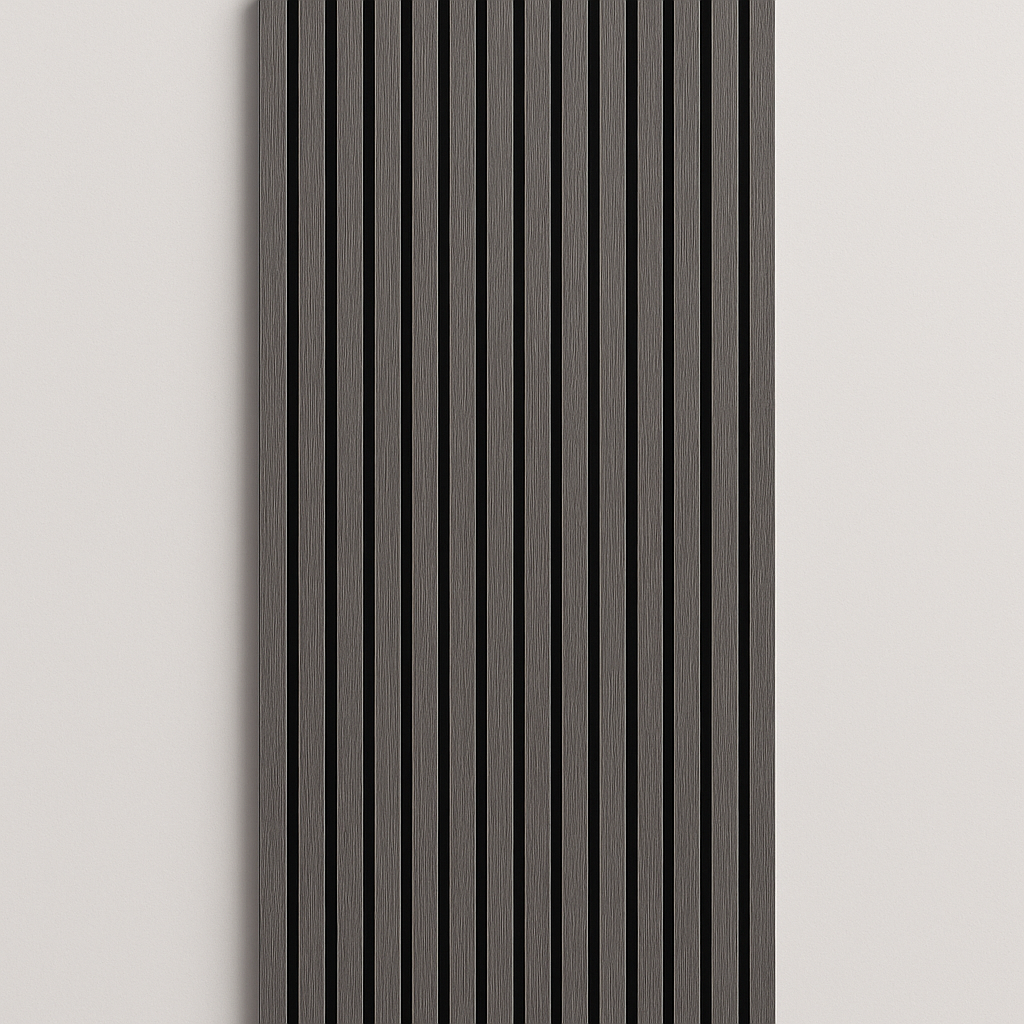 Riflaj decorativ tip panou acustic GRI din MDF 2800x600x21mm