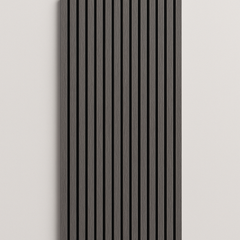 Riflaj decorativ tip panou acustic GRI din MDF 2800x600x21mm
