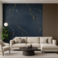 Panou PVC marble style NEGRU & AURIU 2800x1220x3mm