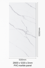 Panou PVC marble style ALB & GRI 2800x1220x3mm