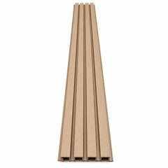 Panou WPC riflat bej, de exterior 2900*220*26mm
