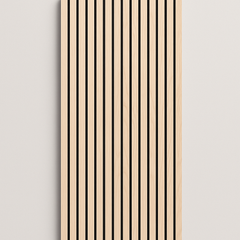 Riflaj decorativ tip panou acustic OAK din MDF 2800x600x21mm