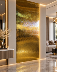 PANOU 3D AUTO-ADEZIV AURIU – 248 × 98 cm