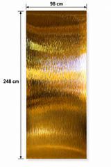 PANOU 3D AUTO-ADEZIV AURIU – 248 × 98 cm