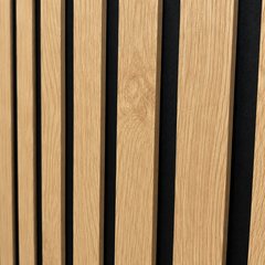 RIFLAJ TIP PANOU ACUSTIC STEJAR DESCHIS DIN MDF – 2800 × 600 mm