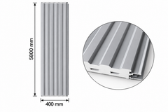 Panou sandwich decorativ 5800x400x16mm, GRI