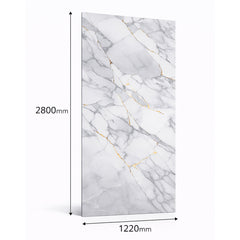 Panou PVC marble style ALB/GRI/AURIU - 2600x1220x3mm