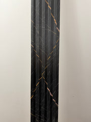 RIFLAJ NEGRU MARMURAT DIN WPC 2800X210X20MM