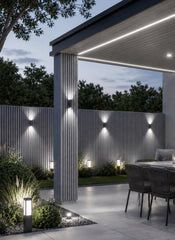 Panou WPC riflat gri, de exterior 2900*220*26mm