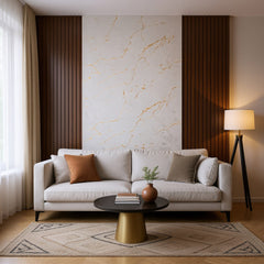 Panou PVC marble style ALB/AURIU - 2800x1220x3mm