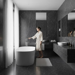 Panou SPC marble style NEGRU MAT   2800x1220x3mm