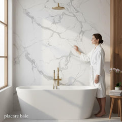 Panou SPC marble style  ALB  MAT  2800x1220x3mm