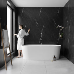 Panou PVC MAT marble style NEGRU/ALB 2600x1220x3mm