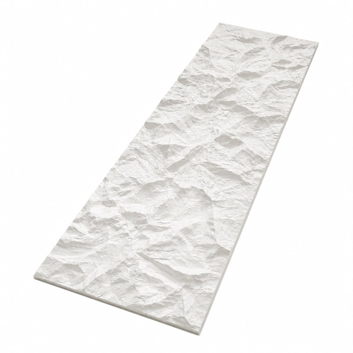 Panou decorativ 3D Stone-Rock Alb 2900x600x50mm