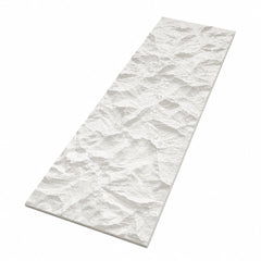 Panou decorativ 3D Stone-Rock Alb 2900x600x50mm