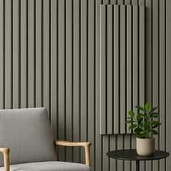 RIFLAJ TIP PANOU ACUSTIC GRI BETON DIN MDF